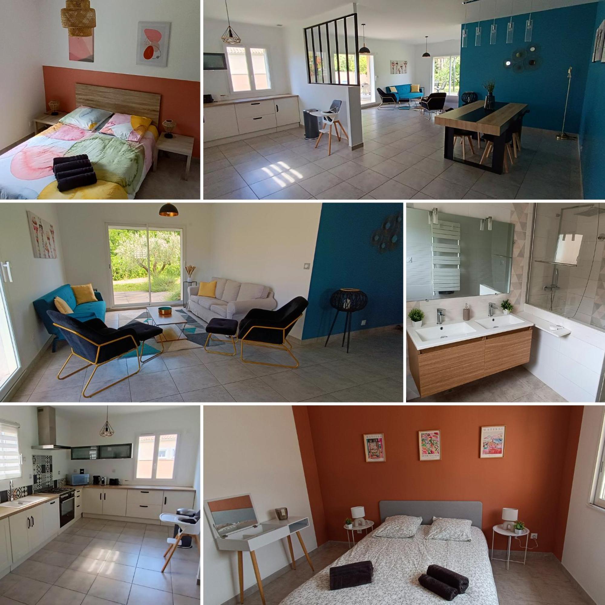 La Villa Lyne - Villa Moderne 4 Chambres 8 Personnes Clim Lezan Exterior photo